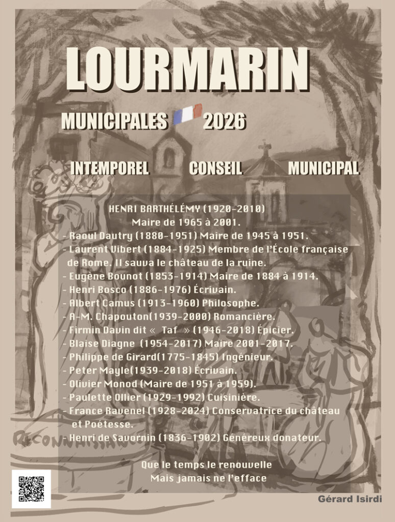 Lourmarin : manifeste pour un intemporel conseil municipal